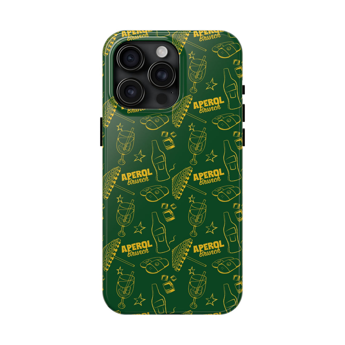 Aperol Brunch Tough Phone Case — Green Aperol Inspired Cover
