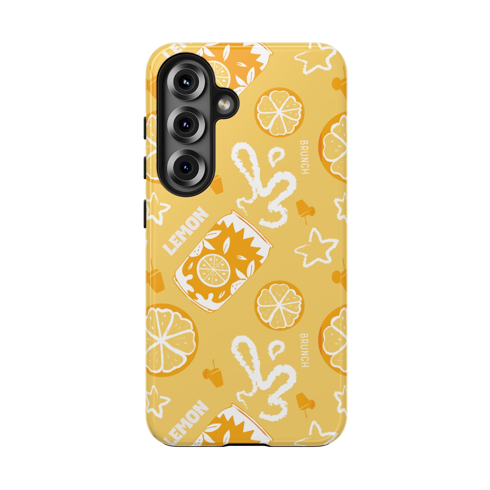 Lemon Brunch Tough Phone Case — Citrus Summer Pattern