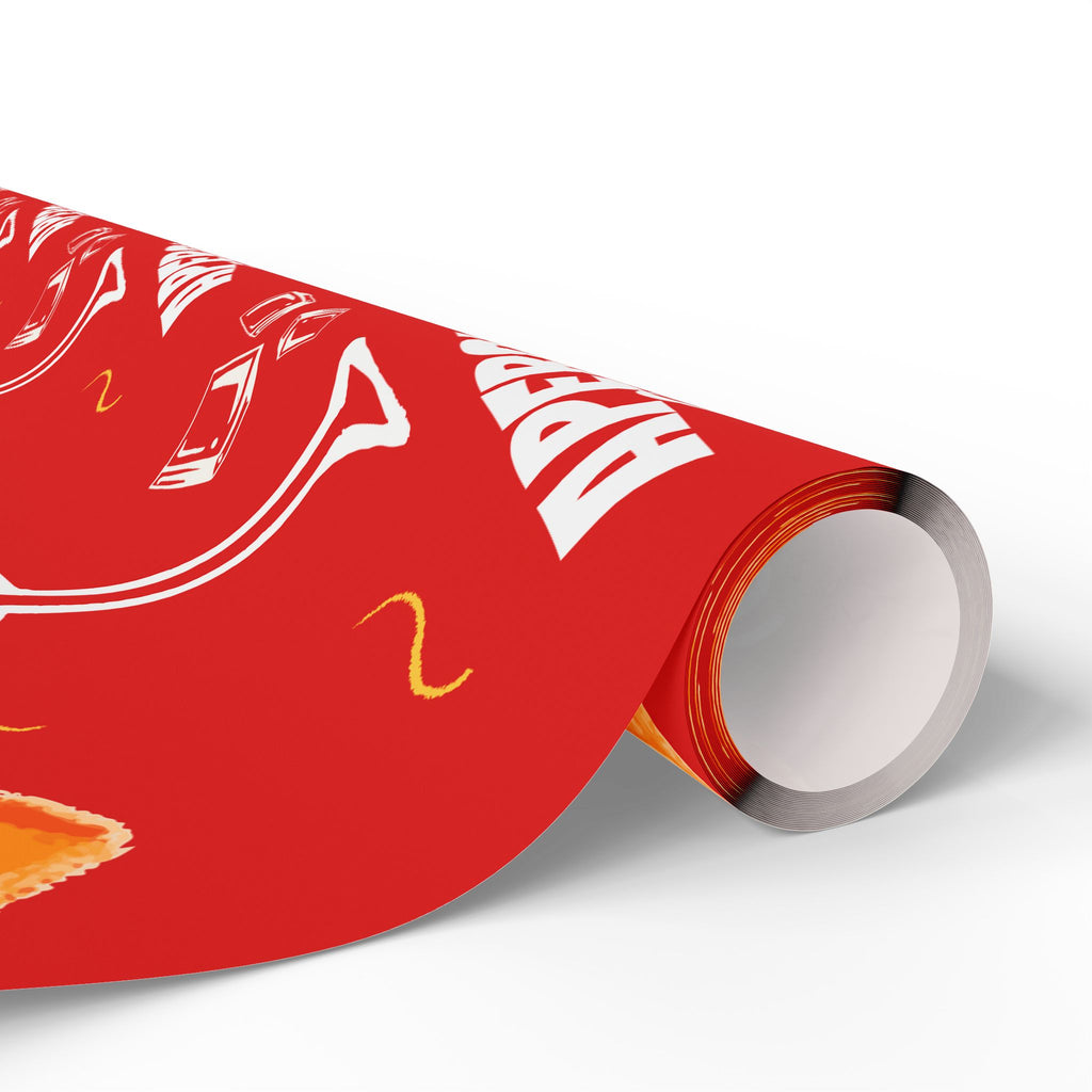 Aperol Spritz Peel Wrapping Paper Roll — Aperol Red Collection Inspired Design
