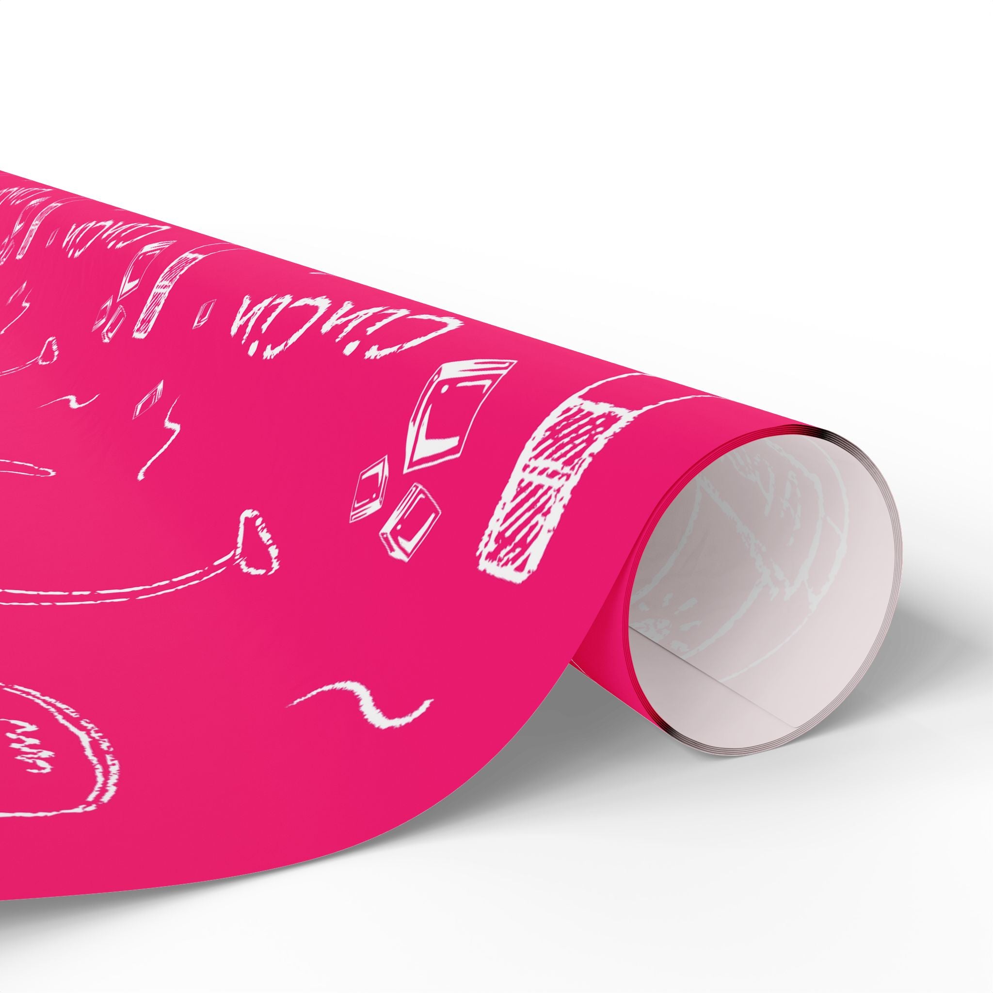 Cin Cin Peel Wrapping Paper Roll — Pink Cin Cin Collection Inspired Design