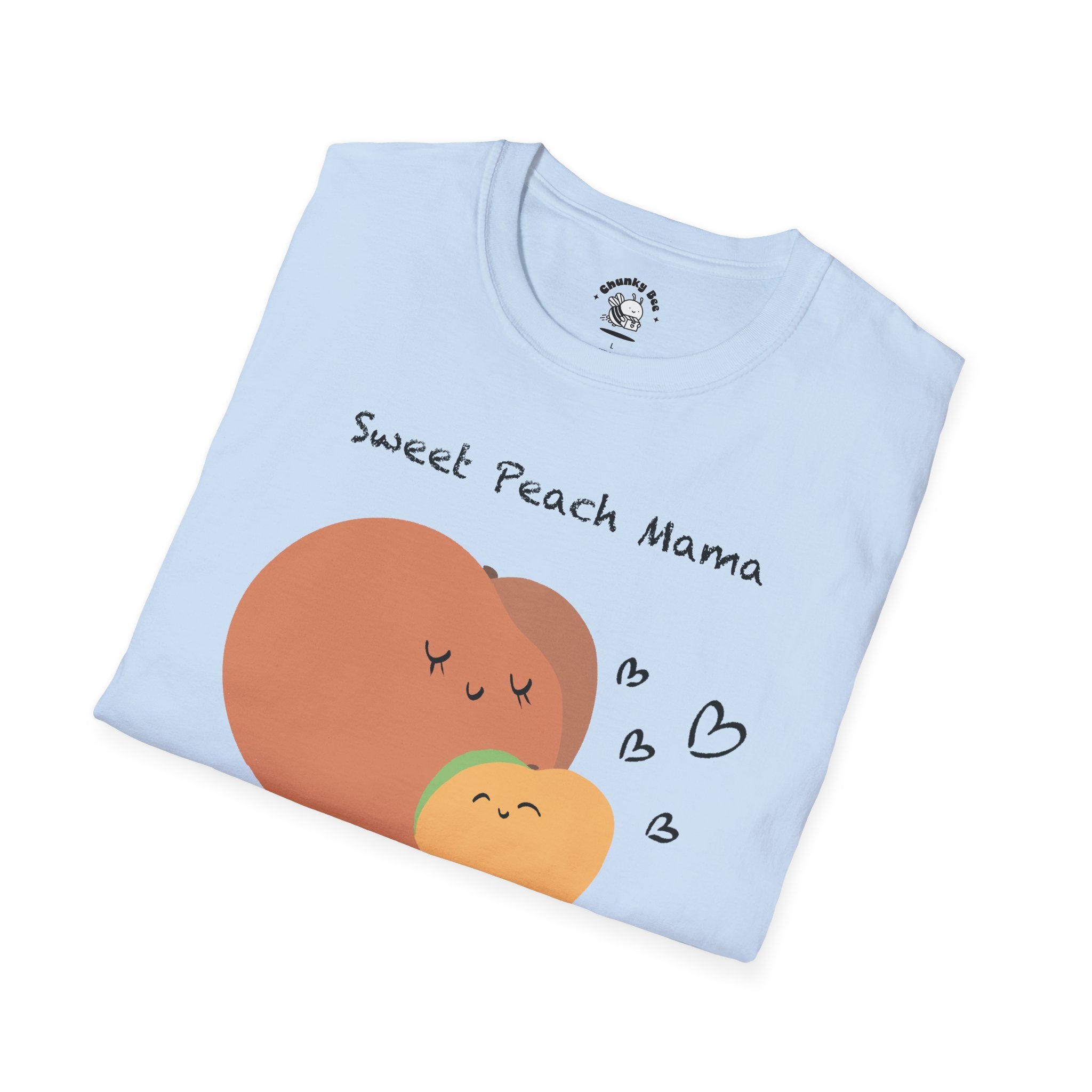 Mama & Baby Matching Set – Peach Bodysuit + Mama Tee