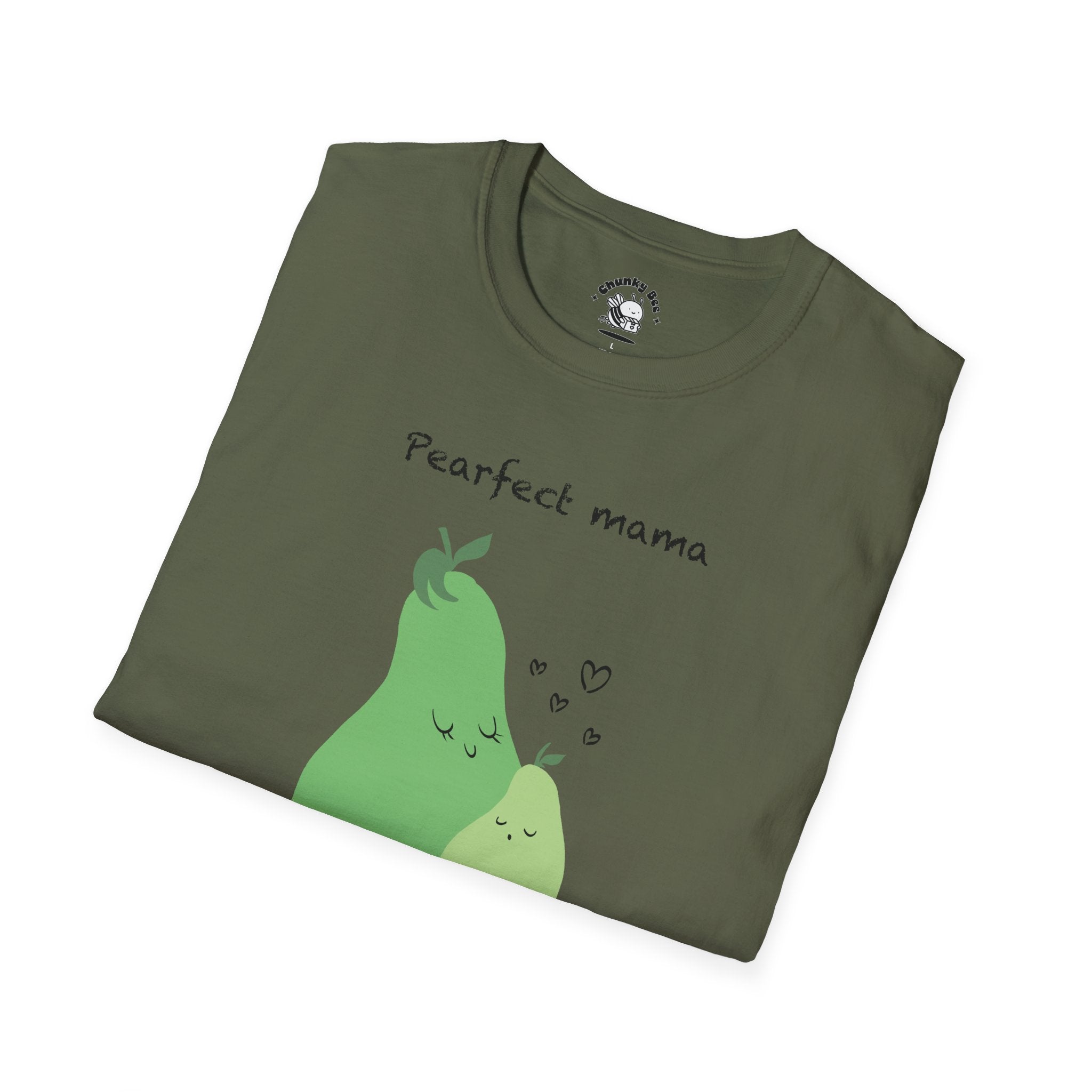 Mama & Baby Matching Set – Pear Baby Bodysuit + Mama Tee