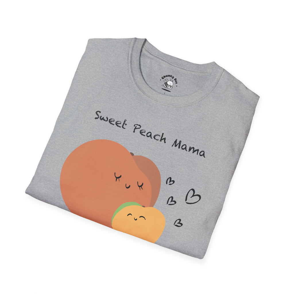 Mama & Baby Matching Set – Peach Bodysuit + Mama Tee