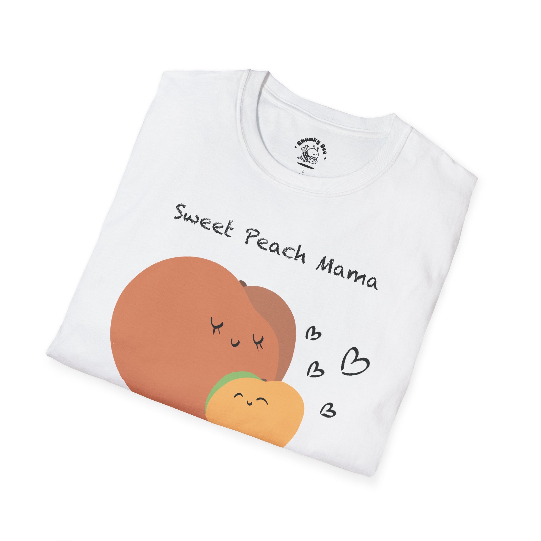 Mama & Baby Matching Set – Peach Bodysuit + Mama Tee