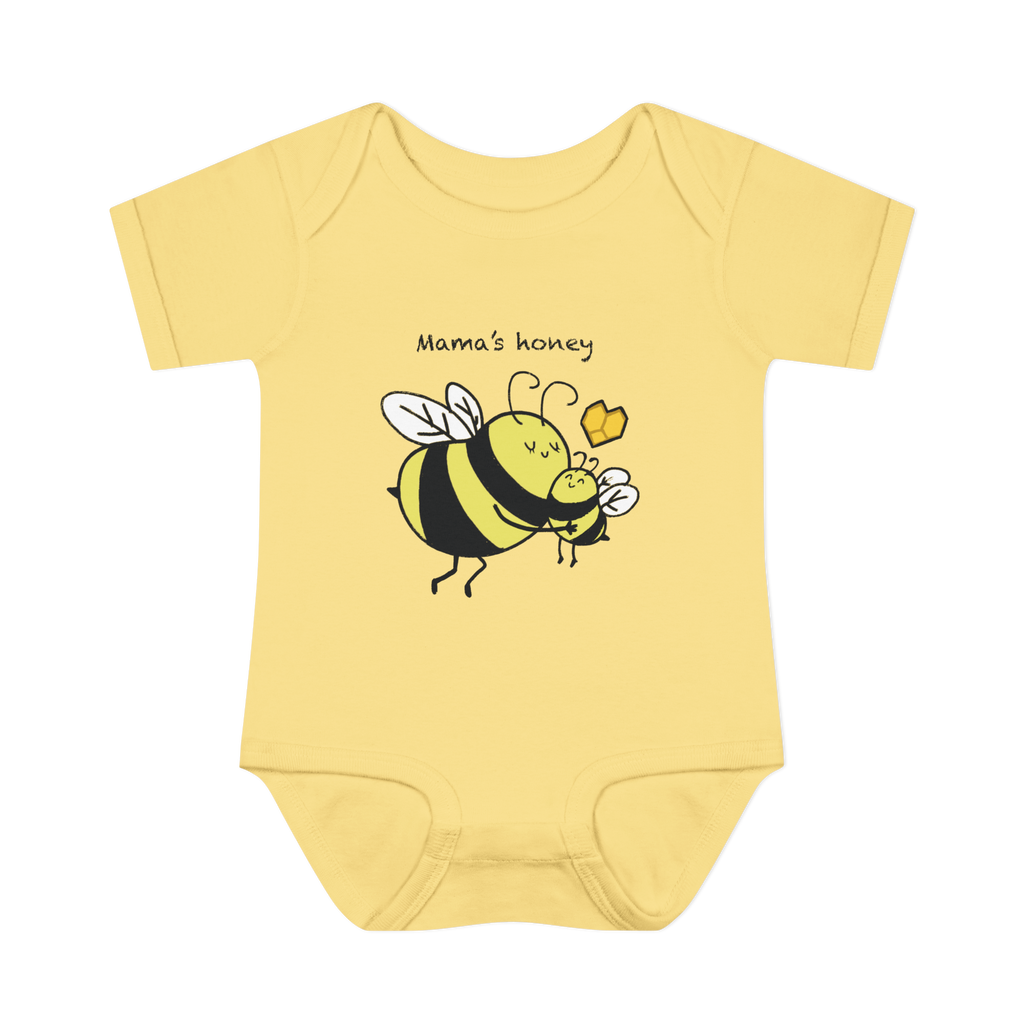 Mama & Baby Matching Set – Bee Bodysuit + Mama Tee