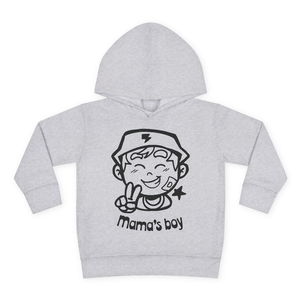 Boy Mom's Club & Mama's Boy Matching Hoodie Set, Sports Gray