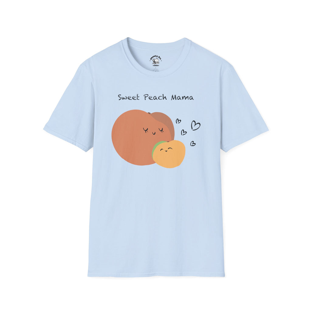 Mama & Baby Matching Set – Peach Bodysuit + Mama Tee