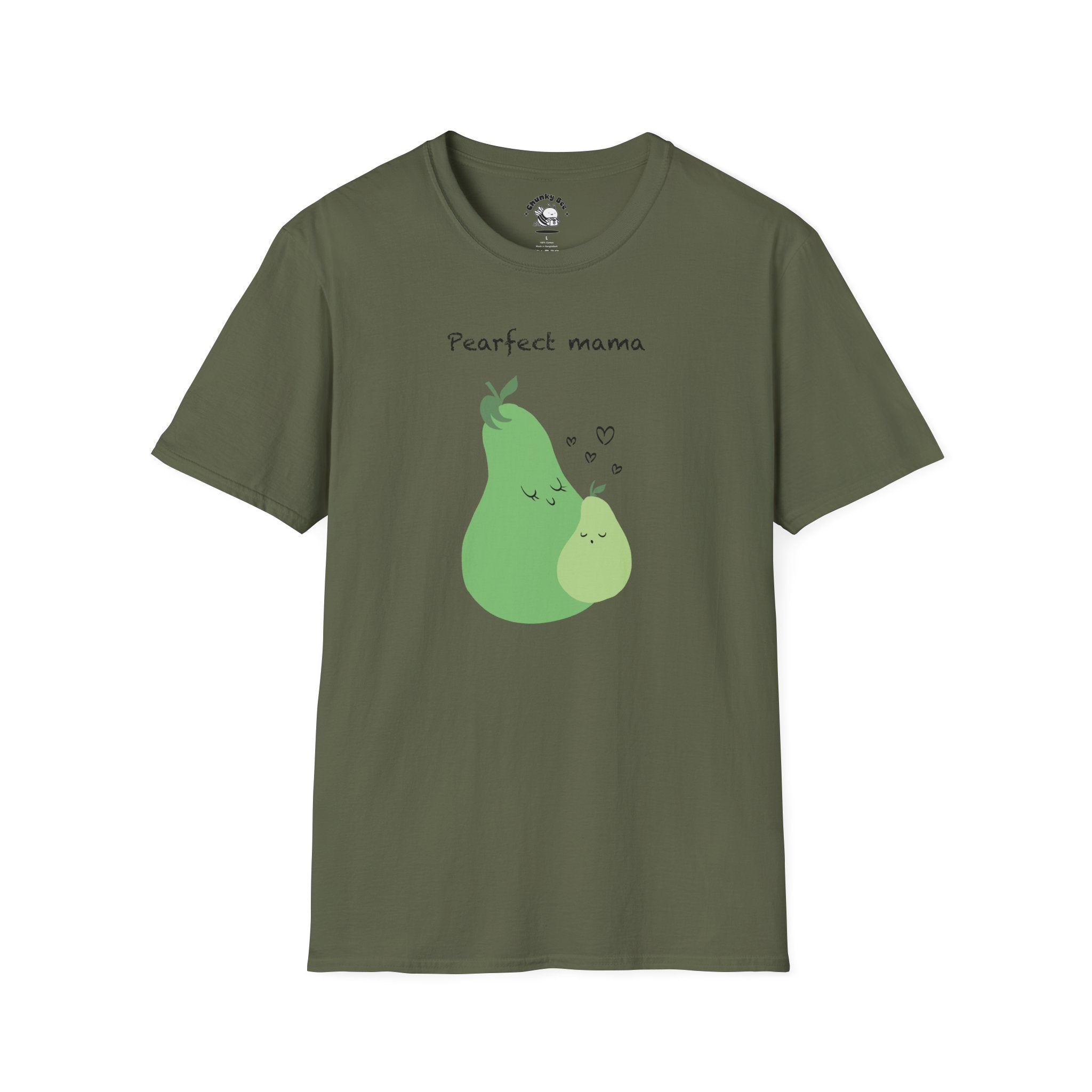 Mama & Baby Matching Set – Pear Baby Bodysuit + Mama Tee