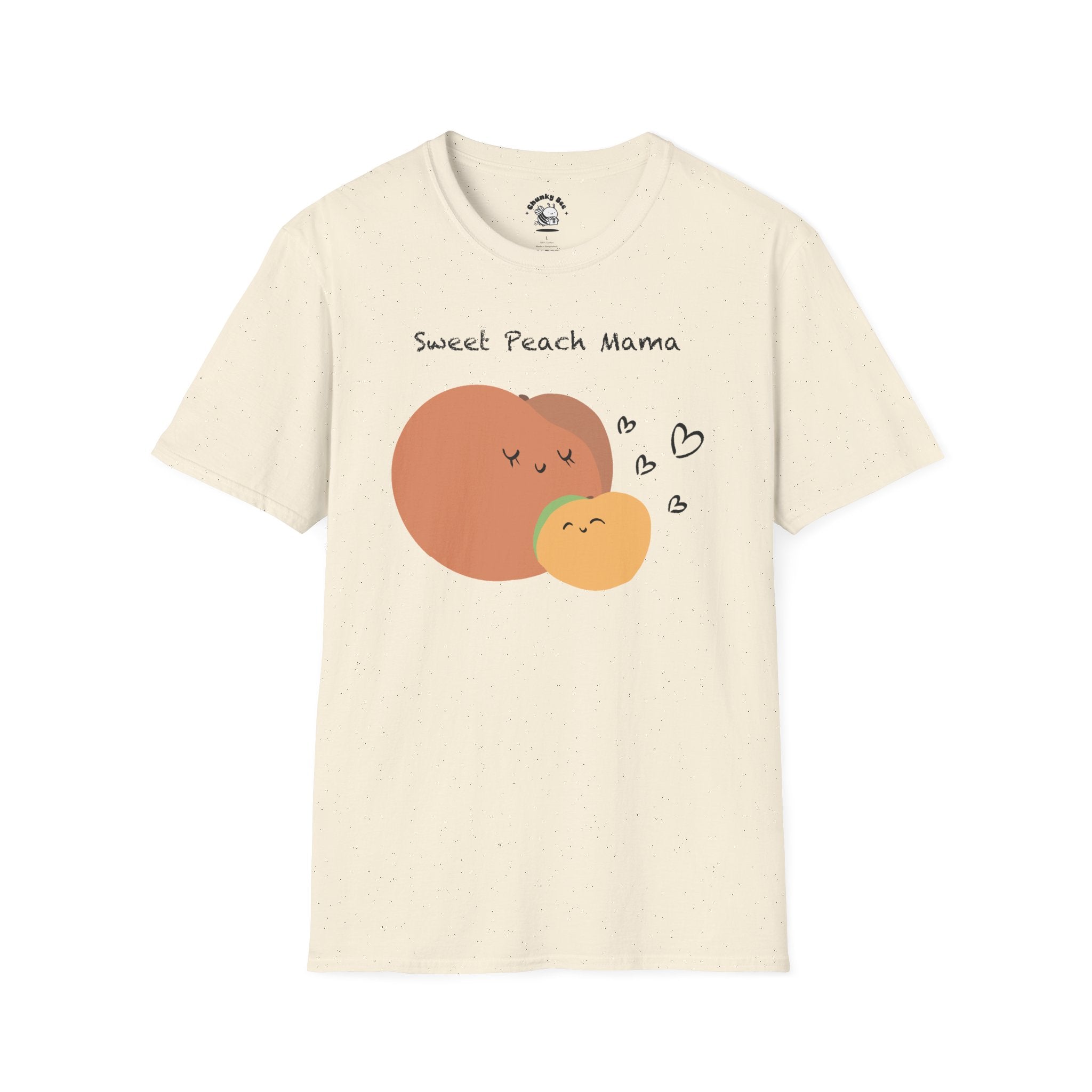 Mama & Baby Matching Set – Peach Bodysuit + Mama Tee