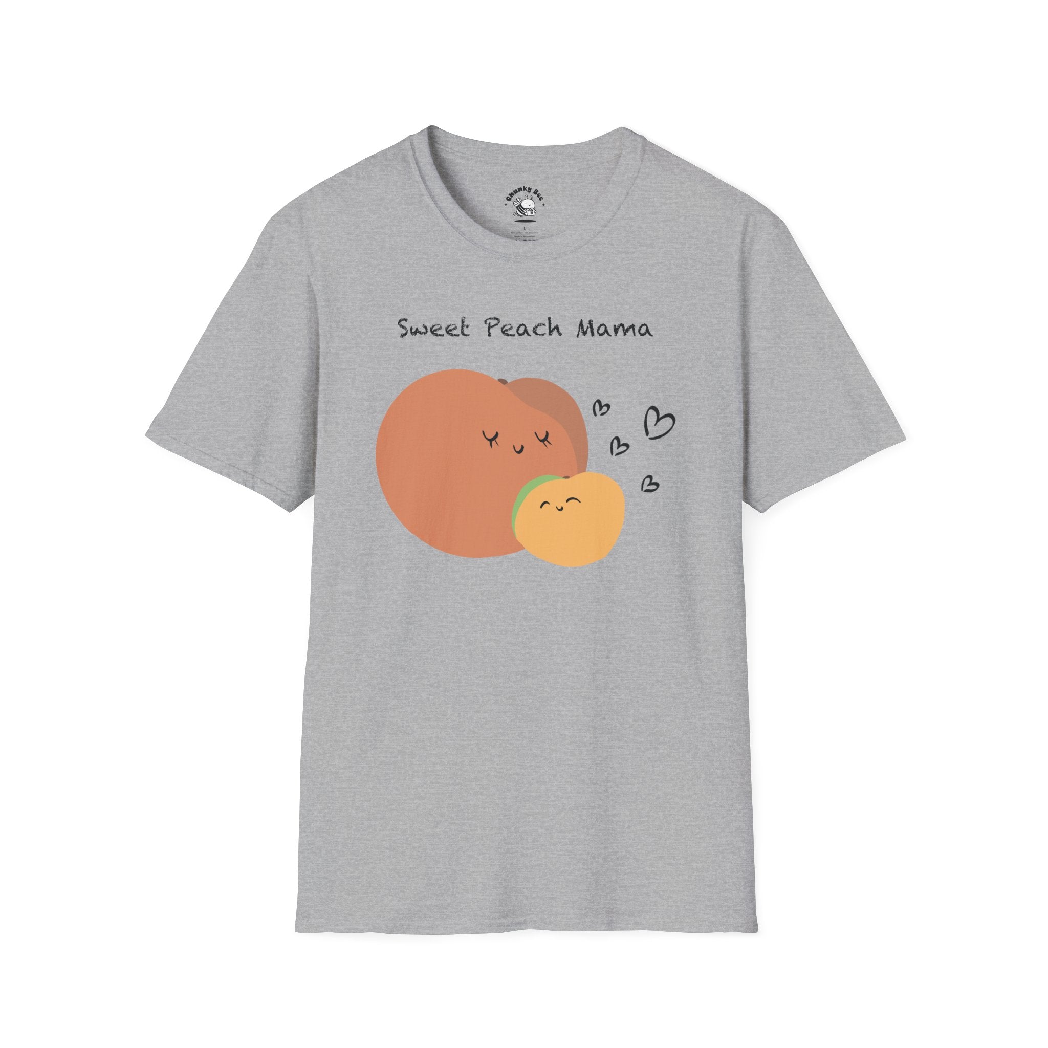 Mama & Baby Matching Set – Peach Bodysuit + Mama Tee