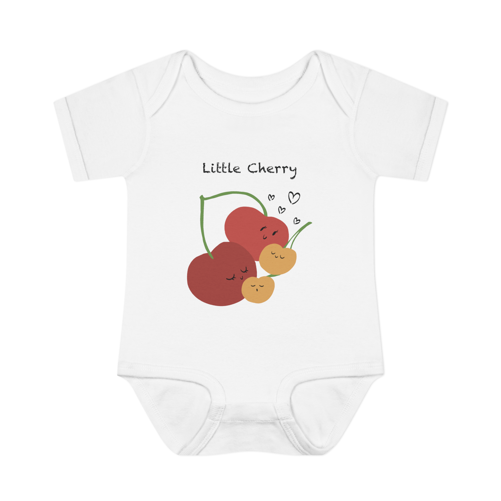 Mama & Baby Matching Set – Little Cherry Bodysuit + Mama Tee