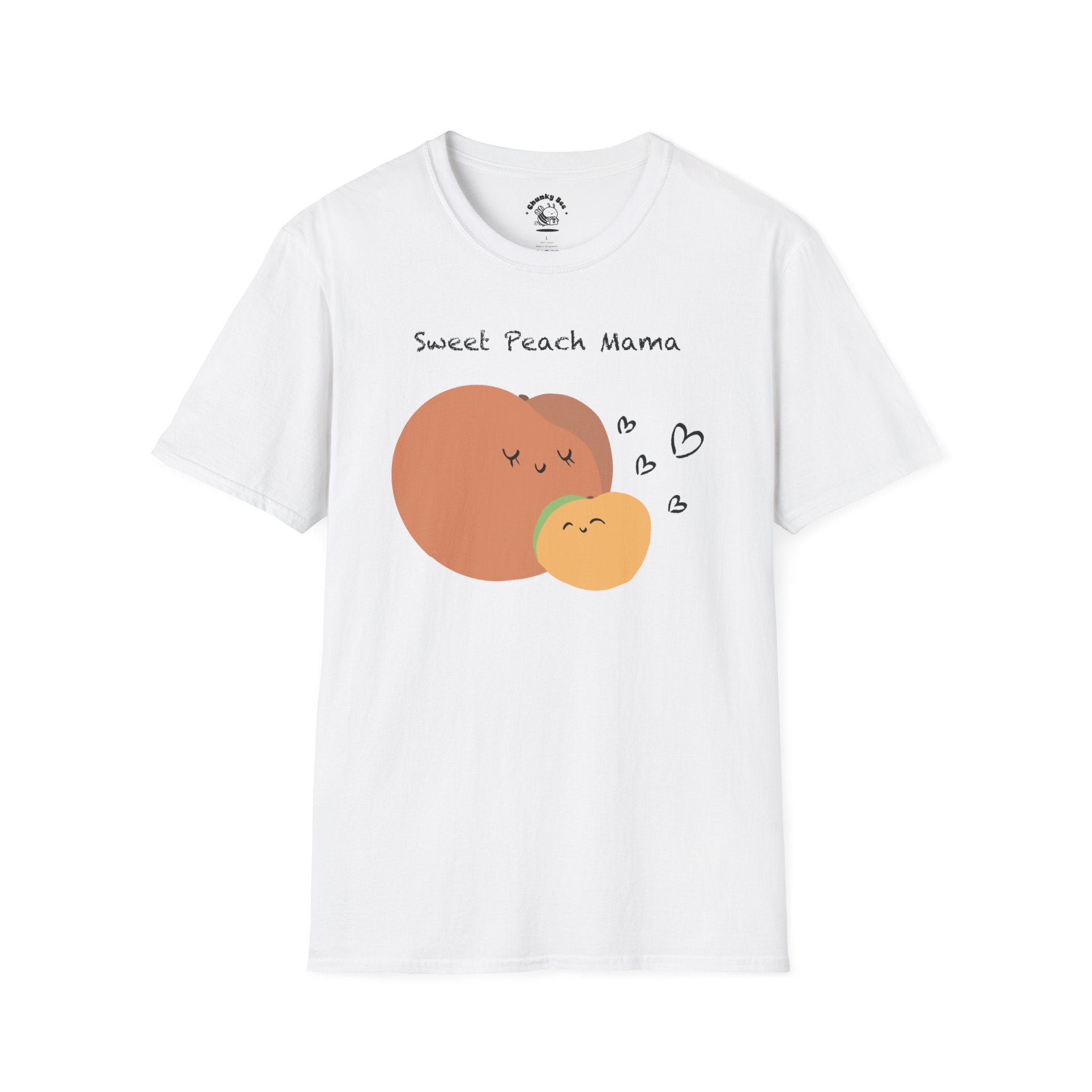Mama & Baby Matching Set – Peach Bodysuit + Mama Tee